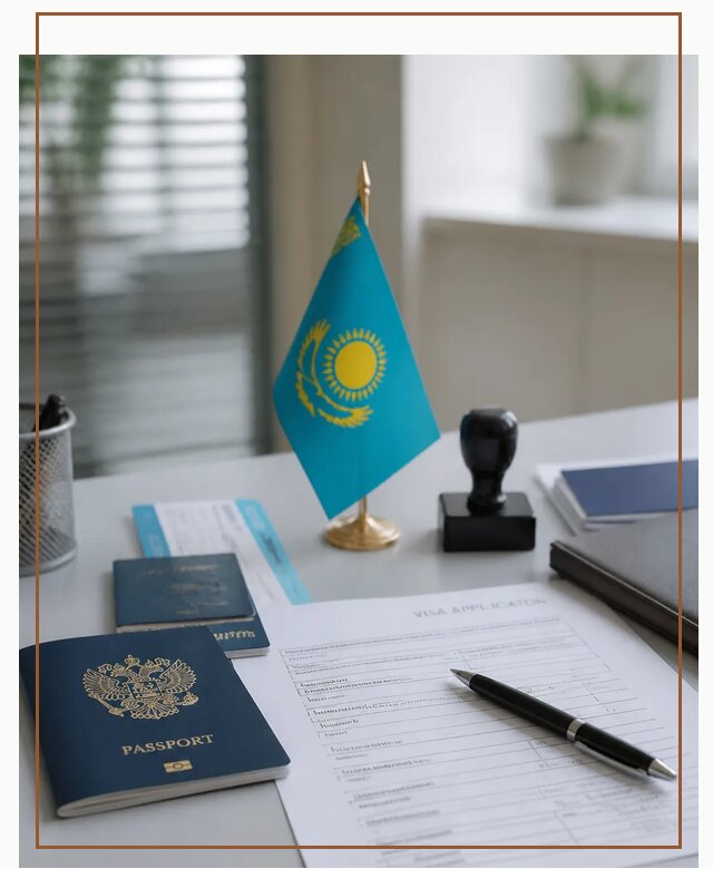Оформление визы в Казахстан для поездки и работы в Сочи