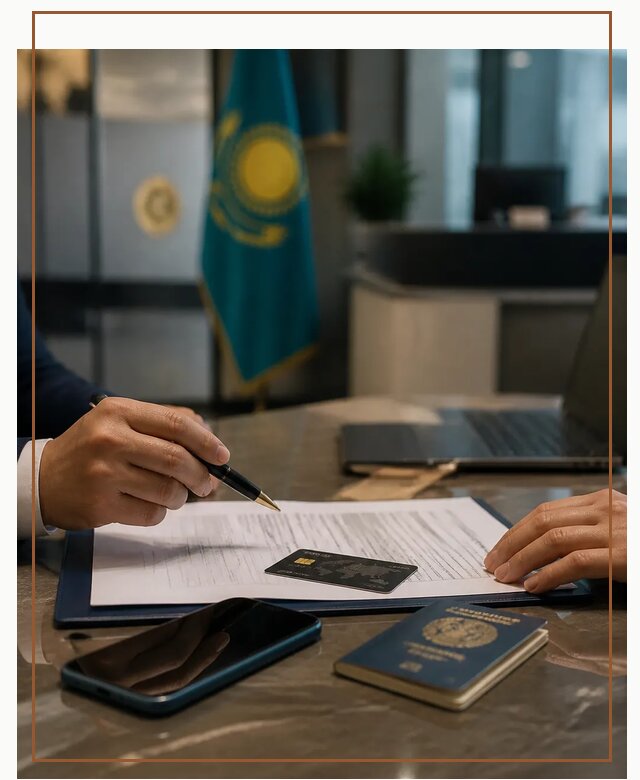 Открытие счета и банковской карты в Казахстане в Сочи